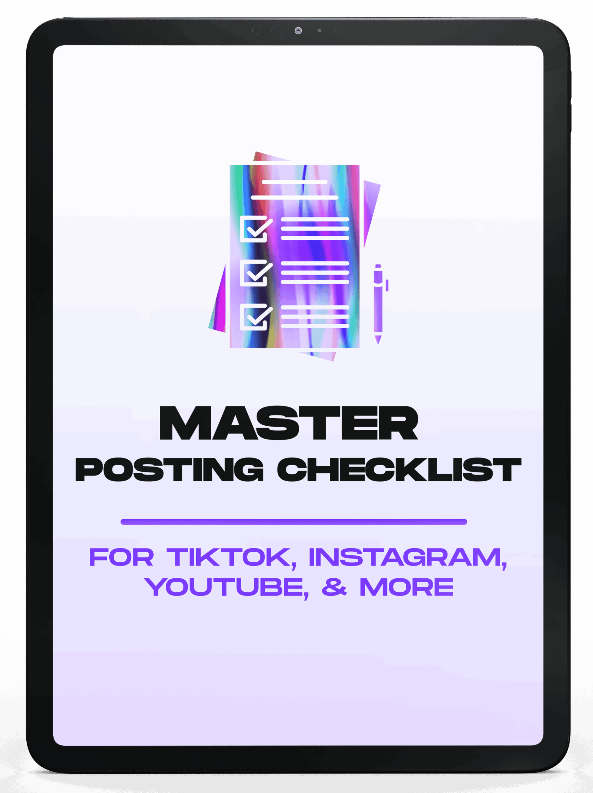 iPad-postingchecklist
